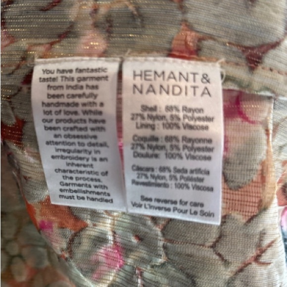 Hemant Nandita Kilim Dress Size Small - Picture 5 of 6